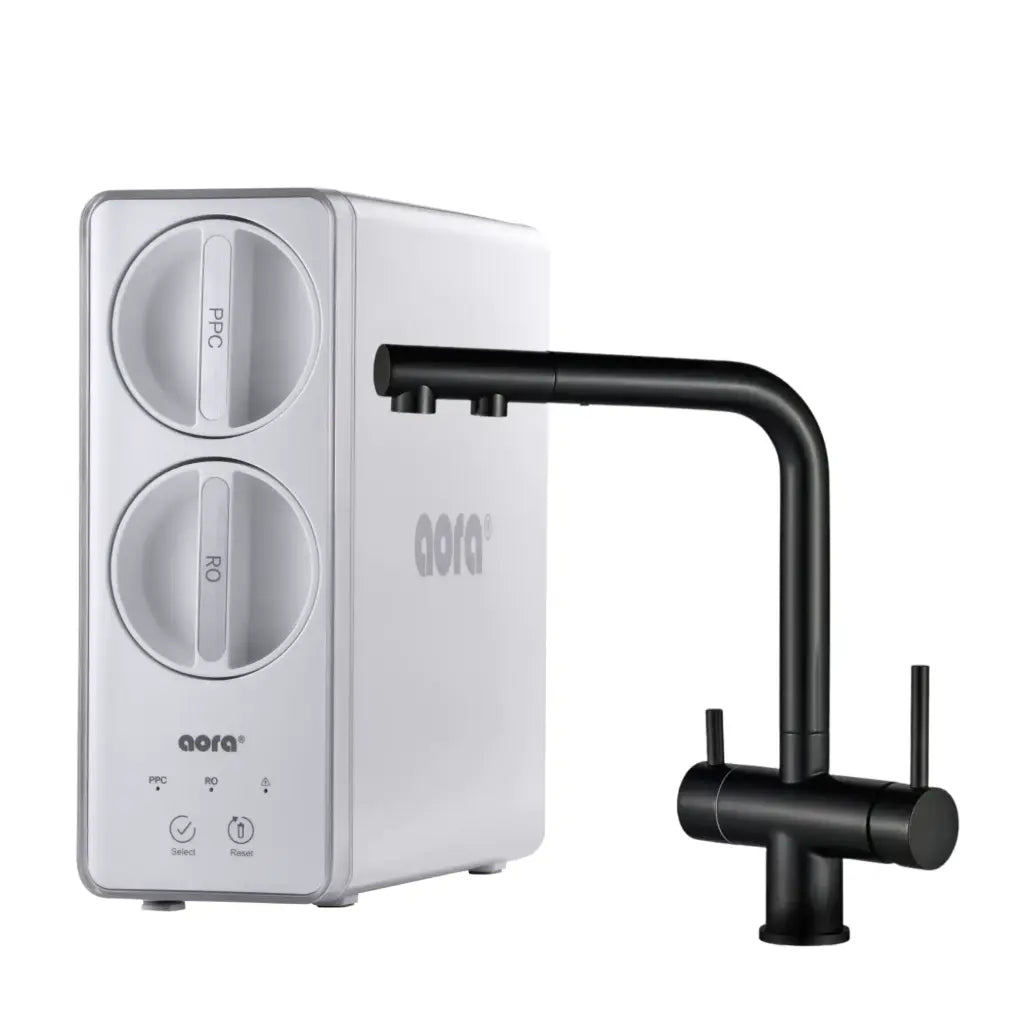 AORA GT600 Direct Flow Osmoseanlage inkl. 3-Wege-Edelstahl-Armatur - Osmoseanlage-kaufen.de