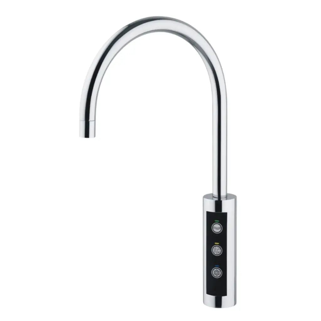 3-Wege-Armatur LARA in Chrom – Wasserhahn geeignet für Sprudelwasseranlagen - Osmoseanlage-kaufen.de