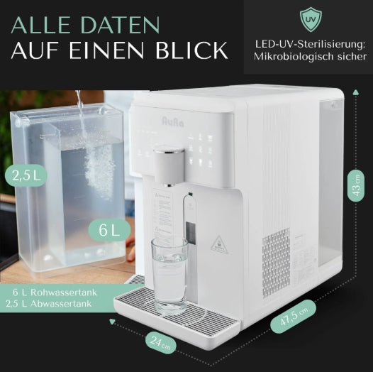 AORA W23 Auftisch Osmoseanlage - Osmoseanlage-kaufen.de