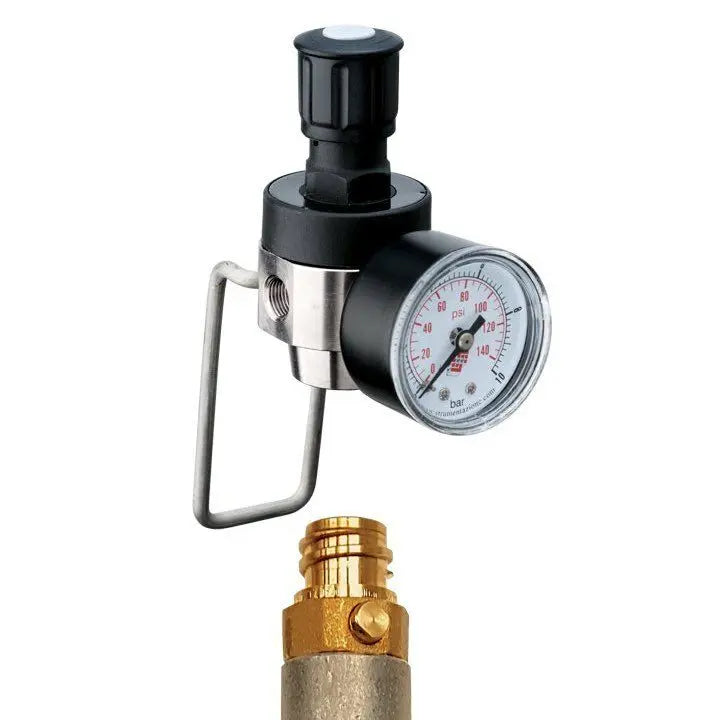 CO2 Druckminderer geeignet für Sodastream Zylinder Flaschen mit 5,5 bar - 1/8" IG Ausgang Anschluss - Osmoseanlage-kaufen.de