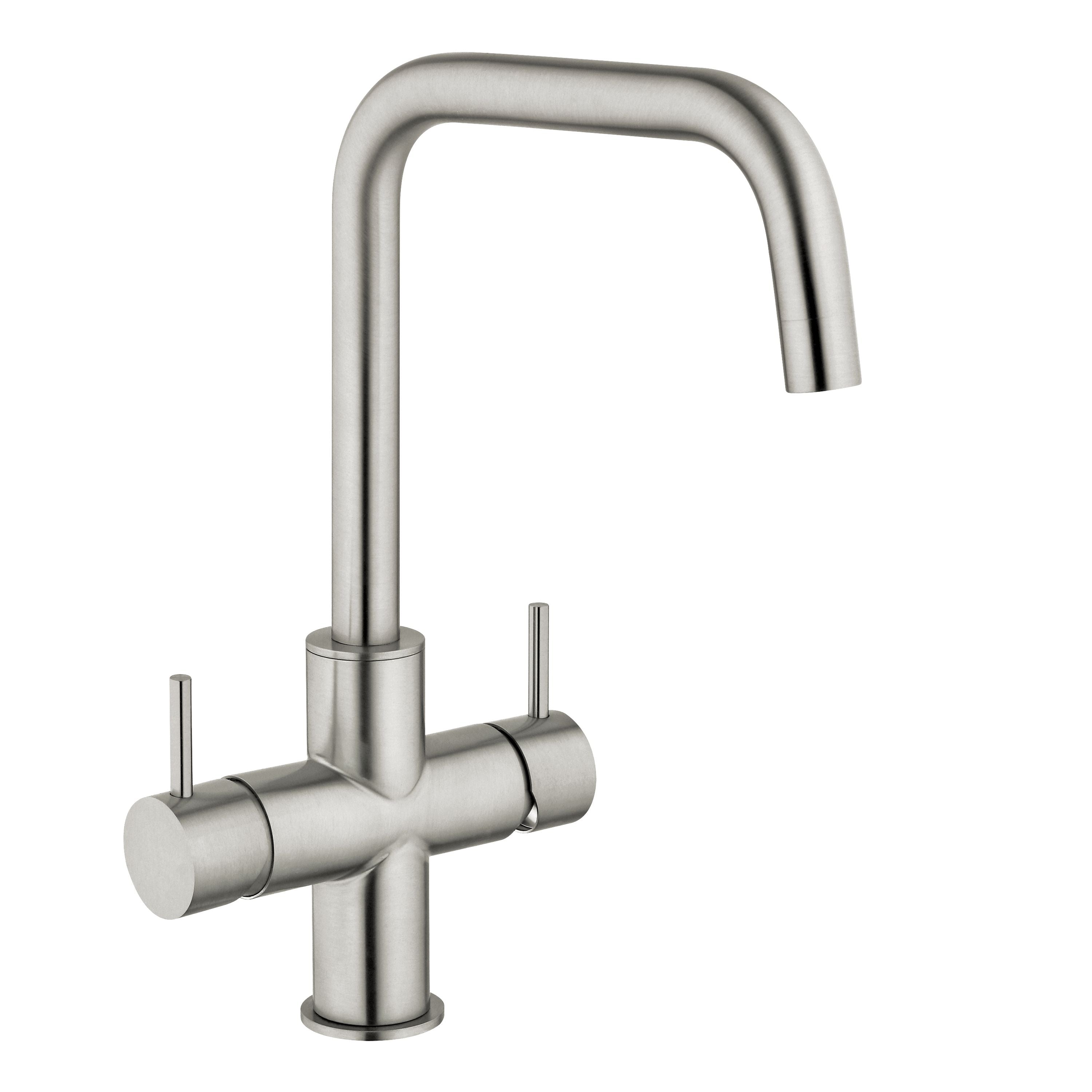 5-Wege-Wasserhahn CUCINA ESTETICA, Edelstahl massiv - Osmoseanlage-kaufen.de