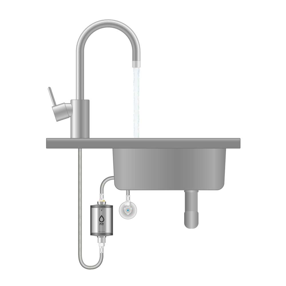 Mist Untertisch-Wasserfiltersystem – 20.000 Gallonen Kapazität, Für Sauberes Trinkwasser Zuhause