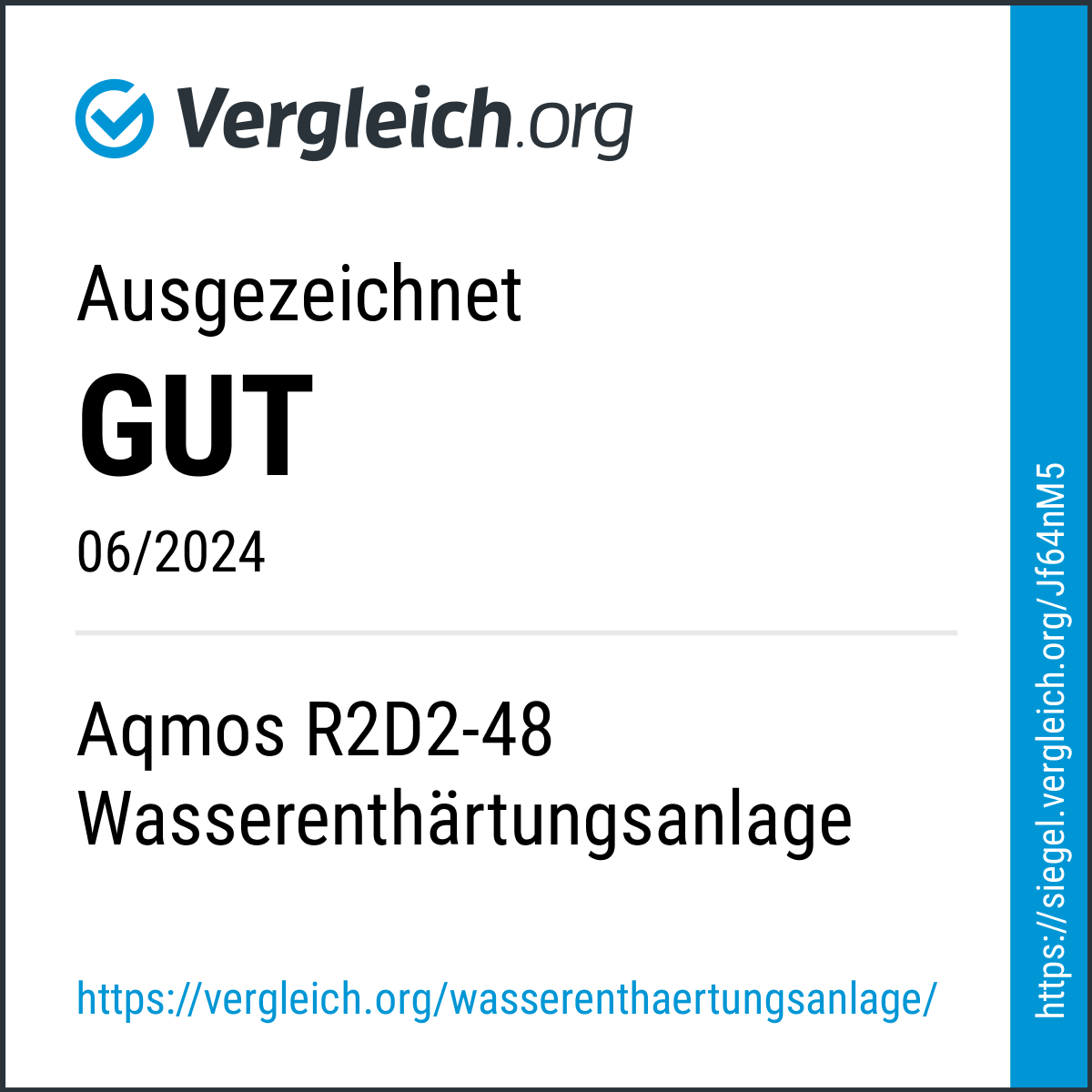 Wasserenthärtungsanlage R2D2-48 mit Anschlussset 1" - Osmoseanlage-kaufen.de