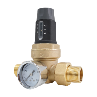 Voreinstellbarer Druckminderer 3/4" mit Manometer - Osmoseanlage-kaufen.de