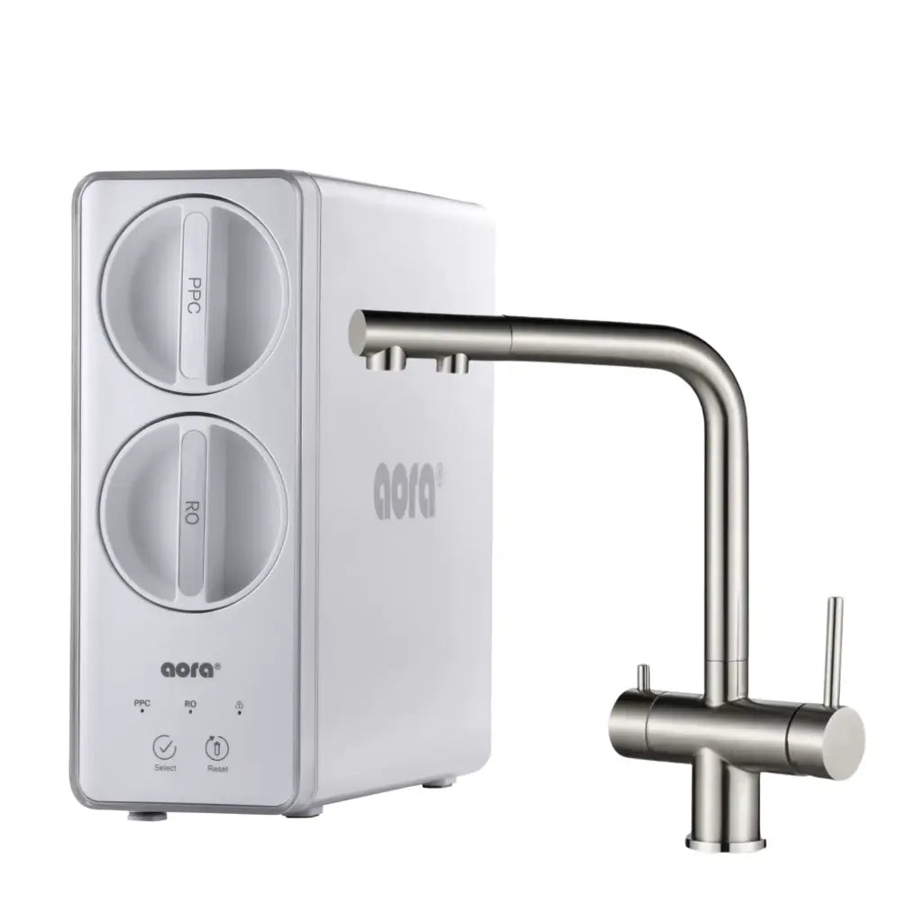 AORA GT600 Direct Flow Osmoseanlage inkl. 3-Wege-Edelstahl-Armatur - Osmoseanlage-kaufen.de