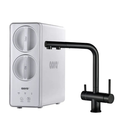 AORA GT600 Direct Flow Osmoseanlage inkl. 3-Wege-Edelstahl-Armatur - Osmoseanlage-kaufen.de