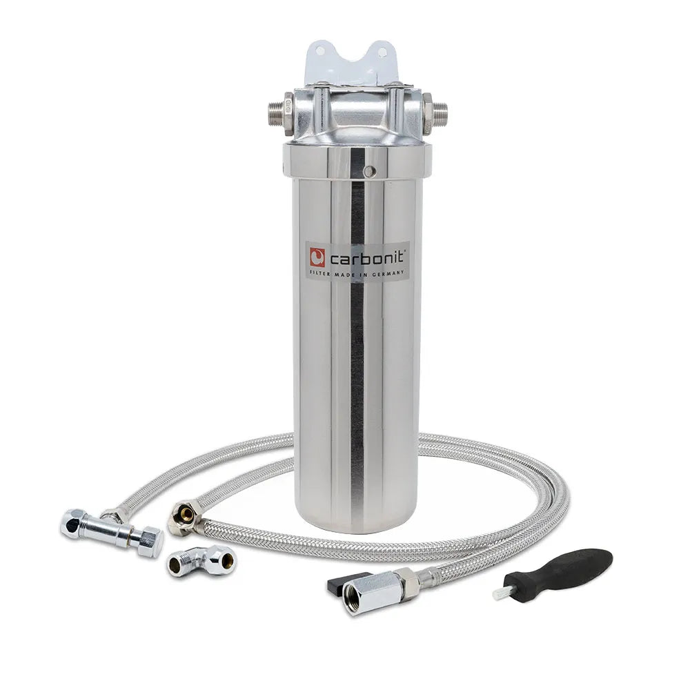 Carbonit Vario-INOX | Untertischfilter | mit Anschlussset