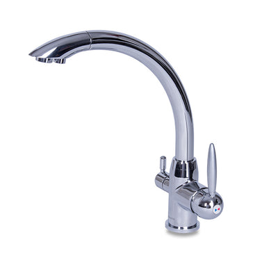 Drei-Wege-Wasserhahn Grande Chrome