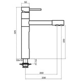 Designer 5-Wege-Wasserhahn STELLA Hot Edelstahl massiv - Osmoseanlage-kaufen.de