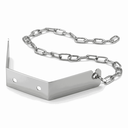 CO2 Flaschenhalter aus Edelstahl inkl. Kette für 2-10 KG Flaschen - Osmoseanlage-kaufen.de