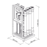 Umkehrosmoseanlage MO24000 (1000l/Std.)