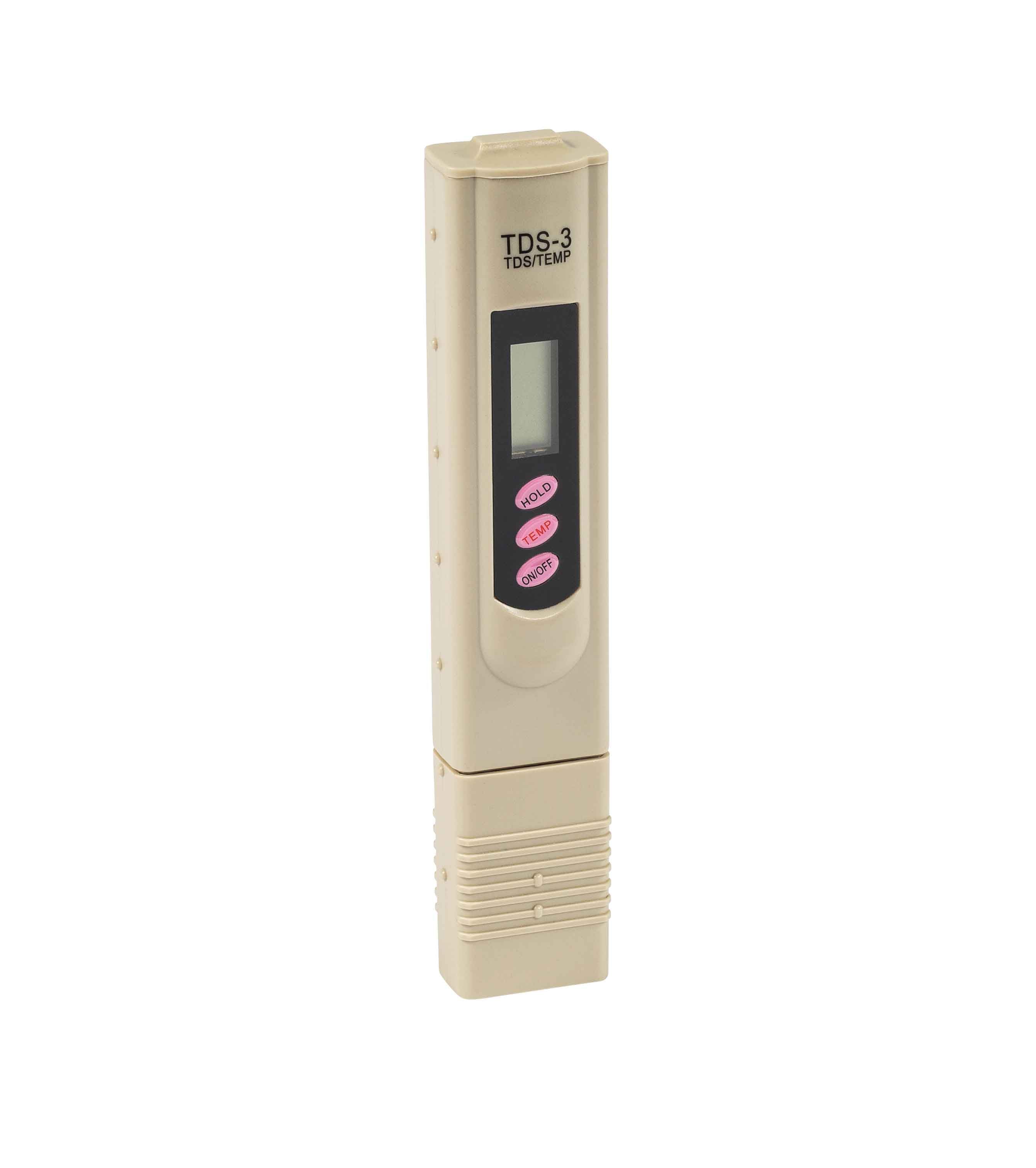 digitales Handleitwertmessgerät 0 - 1999µS/cm braun - Osmoseanlage-kaufen.de