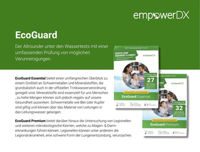 Umfangreiche Mineral- und Schadstoffanalyse - EcoGuard Essential - Osmoseanlage-kaufen.de