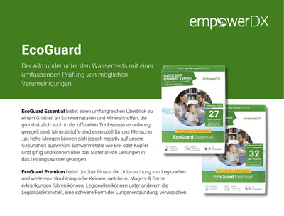 Umfangreiche Mineral- und Schadstoffanalyse - EcoGuard Premium - Osmoseanlage-kaufen.de
