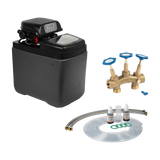 AQMOS Wasserenthärter PINK 10 mit Anschlussset und Montageblock - Osmoseanlage-kaufen.de