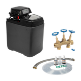 AQMOS Wasserenthärter PINK 15 mit Anschlussset und Montageblock - Osmoseanlage-kaufen.de