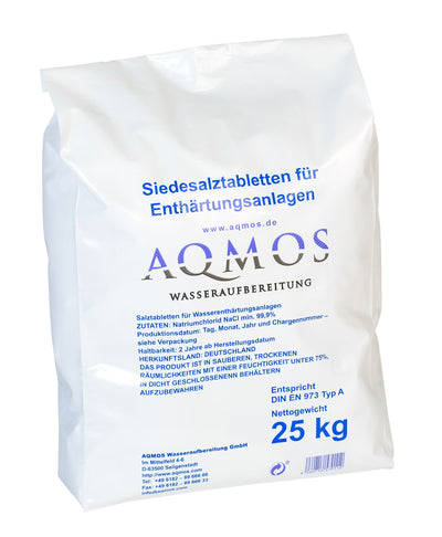 REGENERIERSALZTABLETTEN IM 25 KG SACK - Osmoseanlage-kaufen.de
