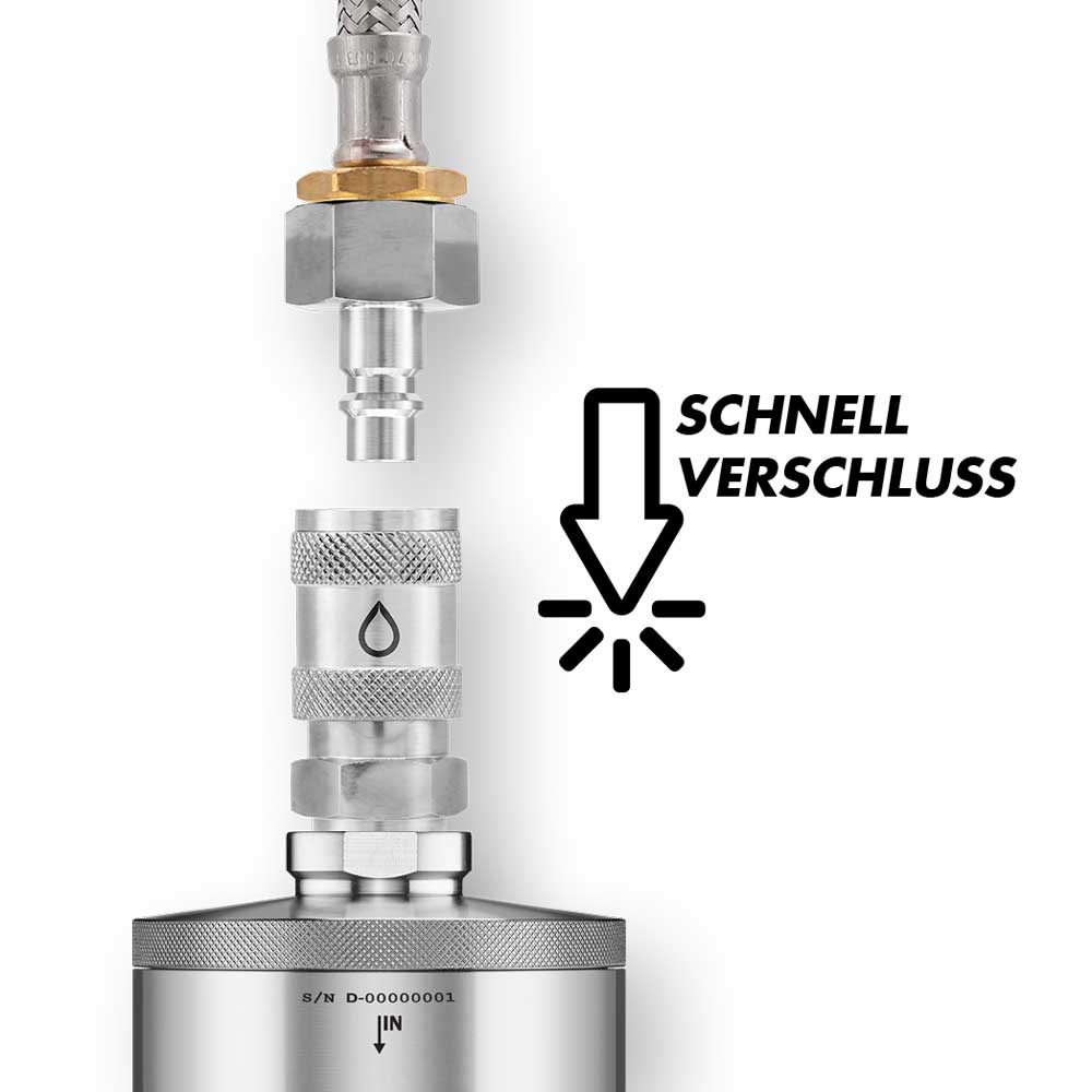 Alb Filter Anschluss-Set 20 cm Schnellkupplung für Unterspüle - Osmoseanlage-kaufen.de