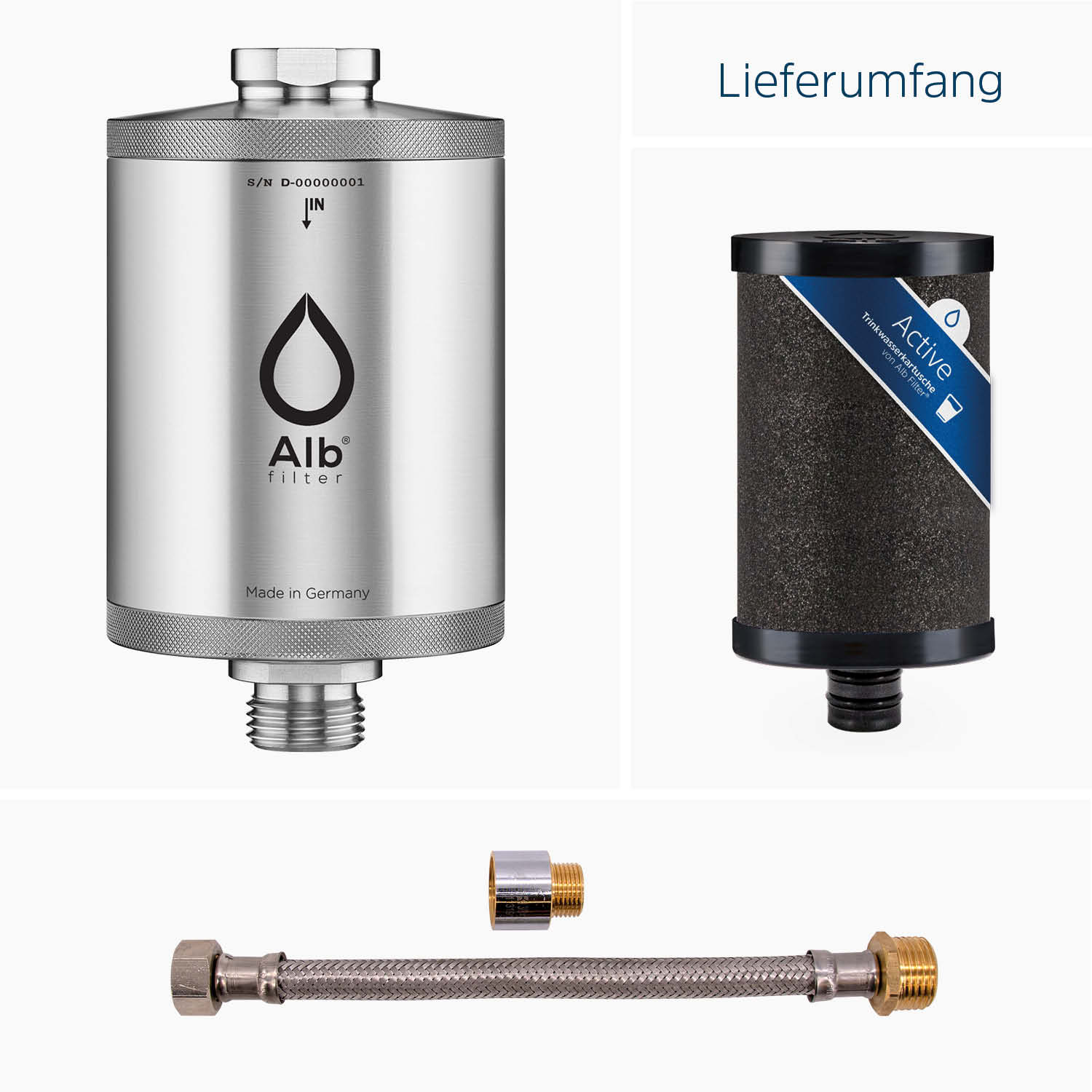Alb Filter Active mit Untertisch Komplett-Set - Osmoseanlage-kaufen.de
