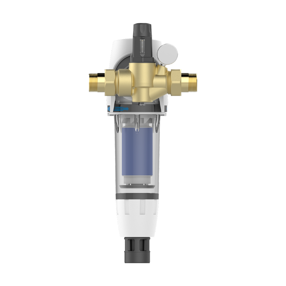AQMOS Rückspülfilter 1″ mit Druckminderer & Manometer – Hauswasserfilter - Osmoseanlage-kaufen.de