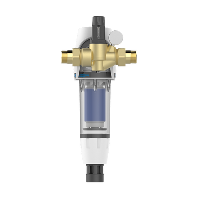 AQMOS Rückspülfilter 1″ mit Druckminderer & Manometer – Hauswasserfilter - Osmoseanlage-kaufen.de