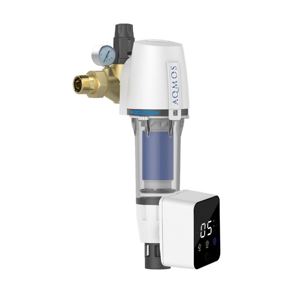 AQMOS Rückspülfilter 1″ mit Automatik, Druckminderer & Manometer - Osmoseanlage-kaufen.de