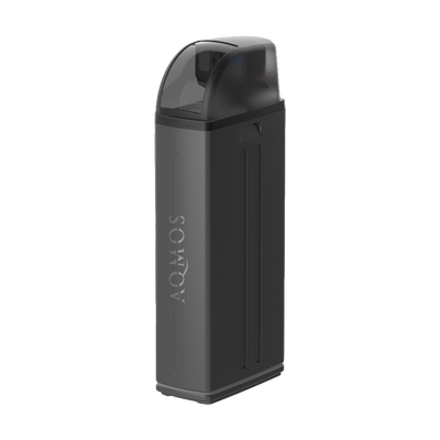Aqmos Wasserenthärtungsanlage R2D2-72 BLACK EDITION mit Anschlussset und Montageblock | Bis 7 Personen