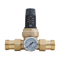 Voreinstellbarer Druckminderer 1" mit Manometer - Osmoseanlage-kaufen.de
