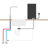 AORA Auftisch-Umkehrosmoseanlage mit Wasserstoff-Ionisator und Heißwasserfunktion NEUHEIT
